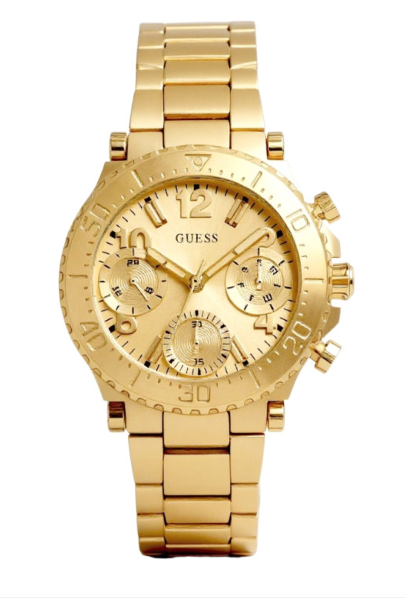 Zegarek damski złoty Guess Cosmic 37mm GW0465L1